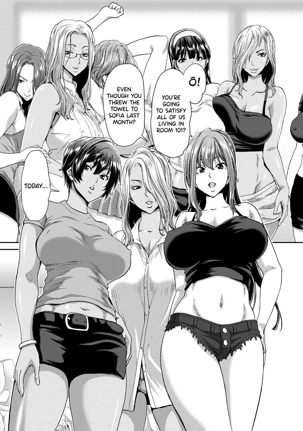 Hentai Manga Comic-Rent a dick, and ride!!-Read-196